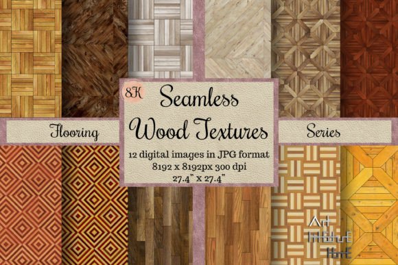 12 Seamless Wood Flooring Textures - 8K: Elevate Your Projects