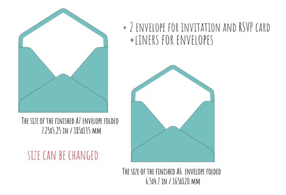 A7 and A6 Envelopes for Plotter & Laser Cutting