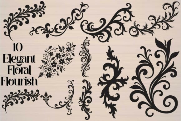 Add Sophisticated Beauty with Elegant Floral Flourish
