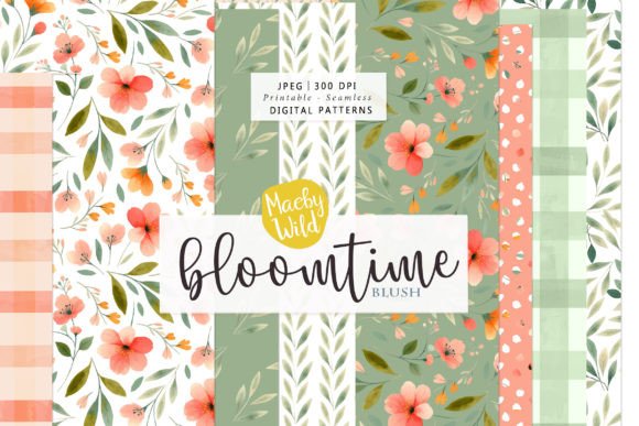 Bloom Time Seamless Watercolor Patterns: A Designer's Guide