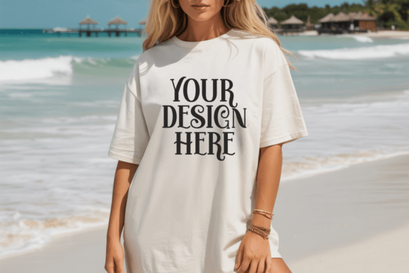 Comfort Colors 1717 T-Shirt Mockup: Realistic Product Displays