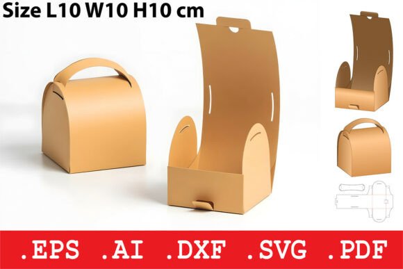Curved Handle Gift Box: A Packaging Template That Sells Before It's Opened