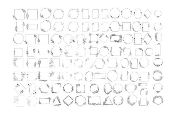 Floral Frame Mega Bundle: Your Go-To Source for Elegant Design Assets