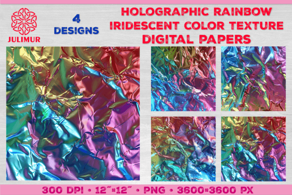 The Allure of Holographic Rainbow Iridescent Paper