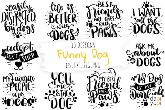 Unleash Creativity with Funny Dog Quotes Bundle