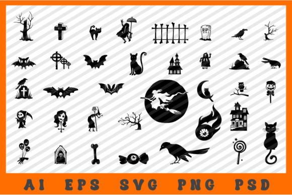 Unleash Spooky Creativity: The Halloween Silhouette Bundle